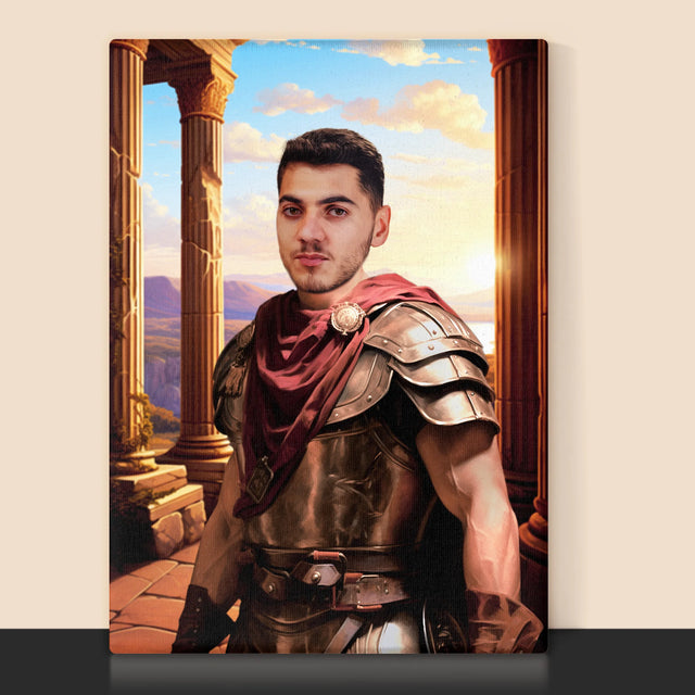 Királyi Portré: Harcos - Keretes Nyomtatott Kép 30X40