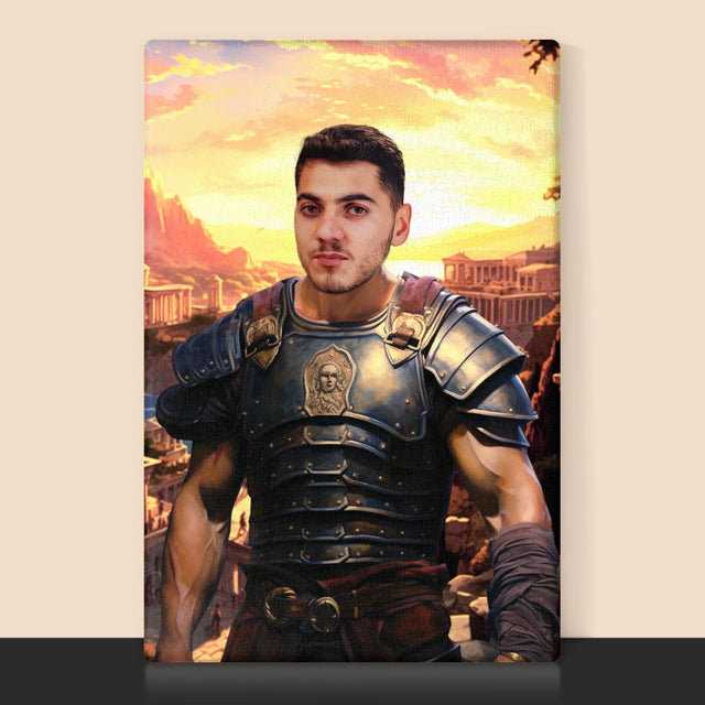 Királyi Portré: Római Katona - Keretes Nyomtatott Kép 30X40