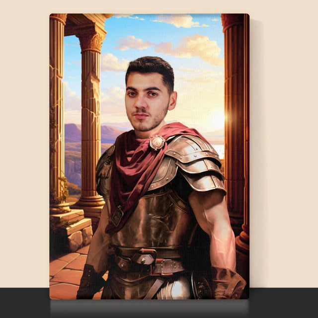 Királyi Portré: Harcos - Keretes Nyomtatott Kép 30X40