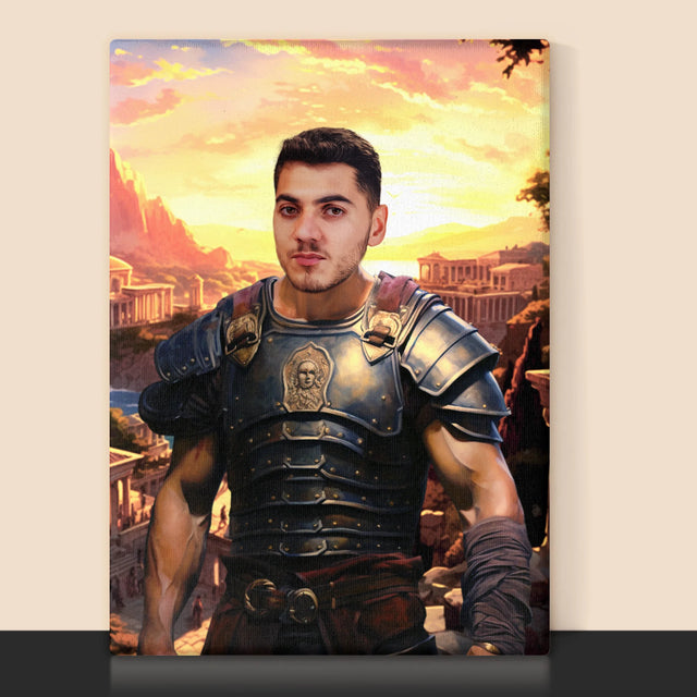 Királyi Portré: Római Katona - Keretes Nyomtatott Kép 30X40