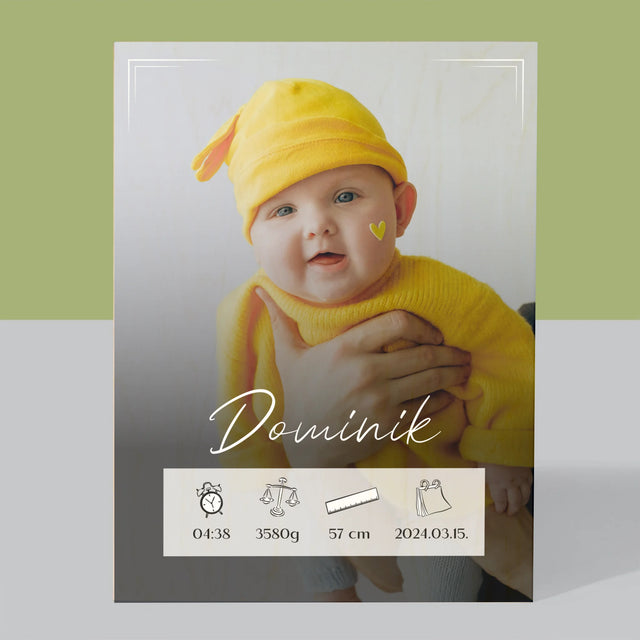 Születési Emléklap: Adatok, Keret - Nyomtatás Fára