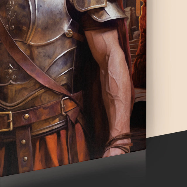 Királyi Portré: Gladiátor - Keretes Nyomtatott Kép 30X40