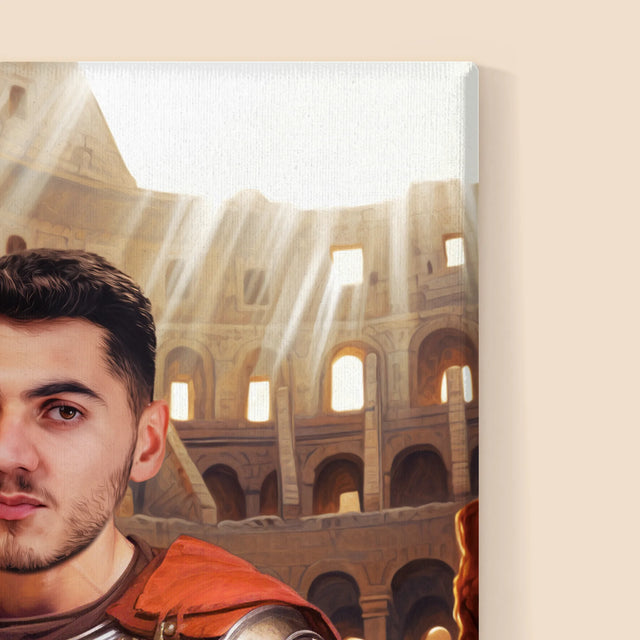 Királyi Portré: Gladiátor - Keretes Nyomtatott Kép 30X40