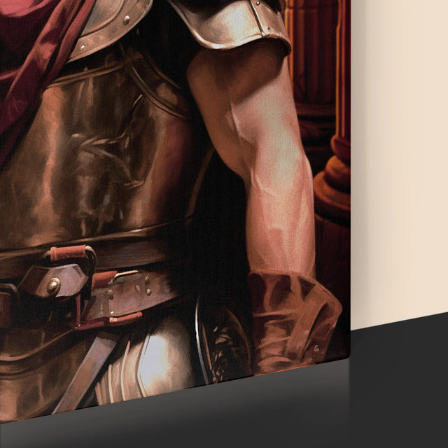 Királyi Portré: Harcos - Keretes Nyomtatott Kép 30X40