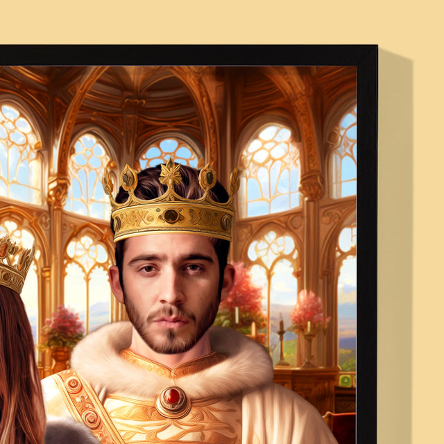 Királyi Portré: Királyi Esküvő - Keretes Nyomtatott Kép 30X40