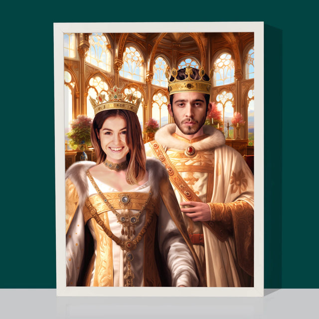 Királyi Portré: Királyi Esküvő - Keretes Nyomtatott Kép 30X40