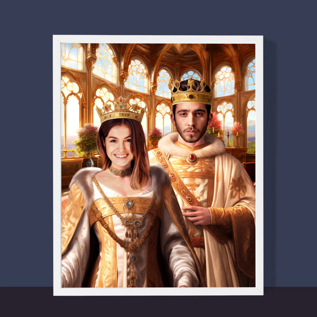 Királyi Portré: Királyi Esküvő - Keretes Nyomtatott Kép 30X40