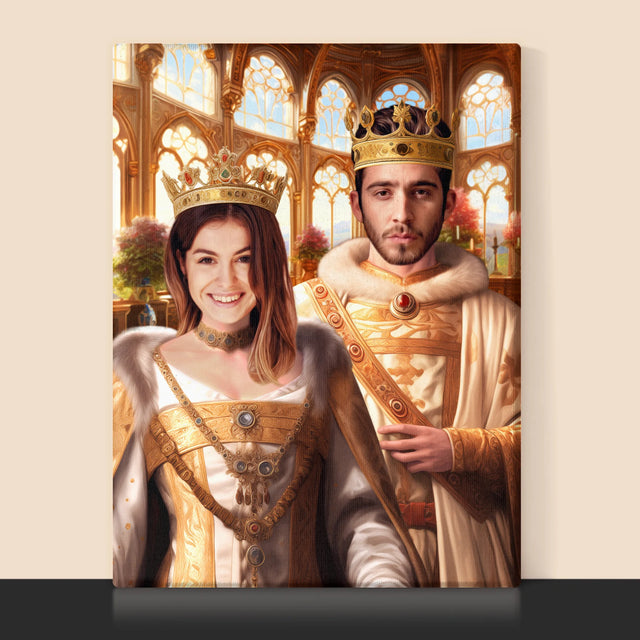 Királyi Portré: Királyi Esküvő - Keretes Nyomtatott Kép 30X40