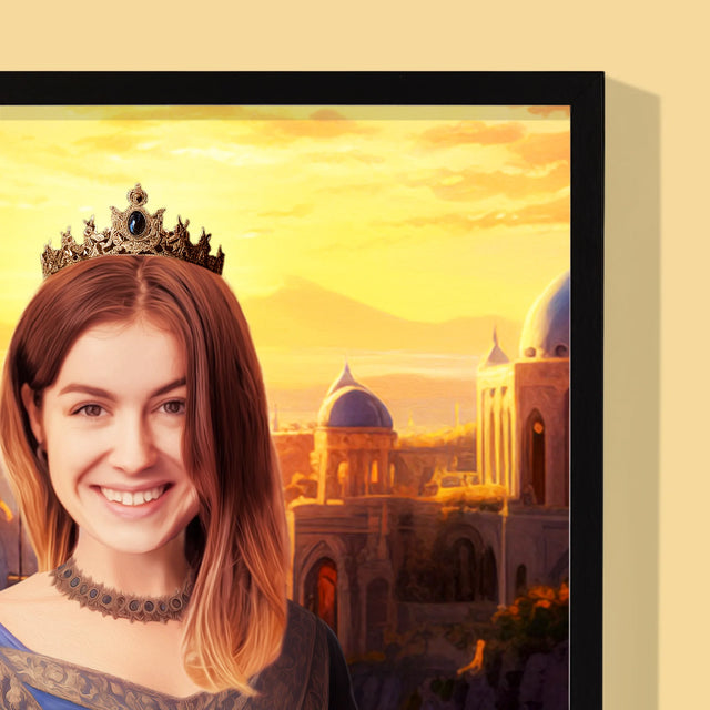 Királyi Portré: Hercegnő - Keretes Nyomtatott Kép 30X40