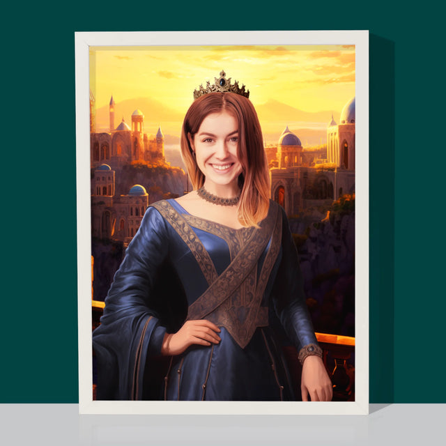 Királyi Portré: Hercegnő - Keretes Nyomtatott Kép 30X40