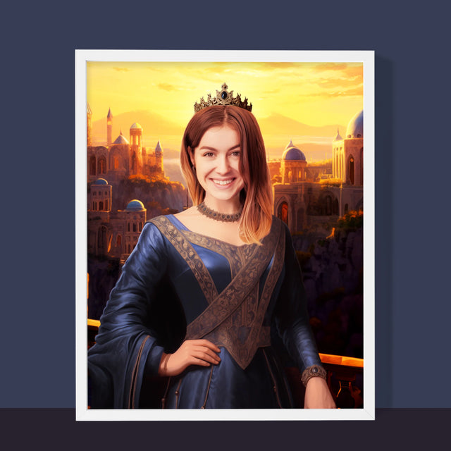 Királyi Portré: Hercegnő - Keretes Nyomtatott Kép 30X40