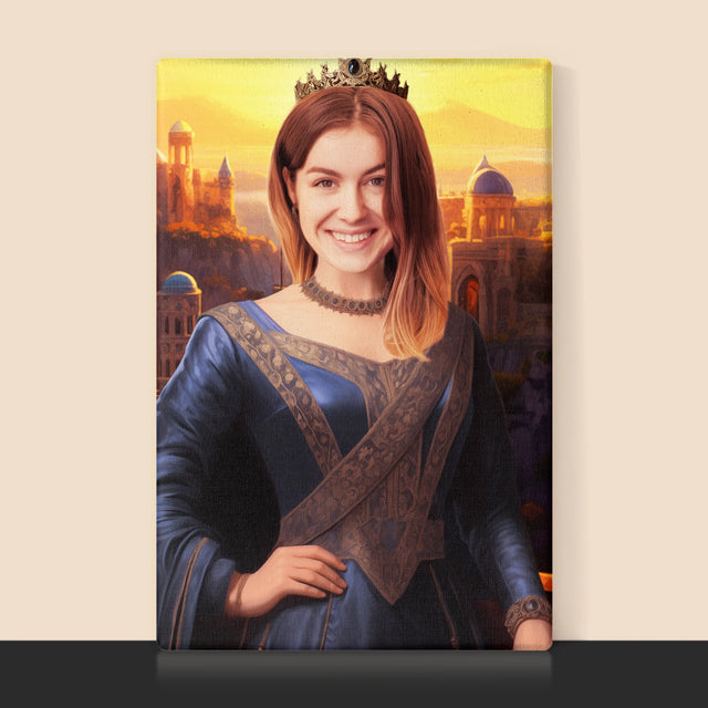 Királyi Portré: Hercegnő - Keretes Nyomtatott Kép 30X40