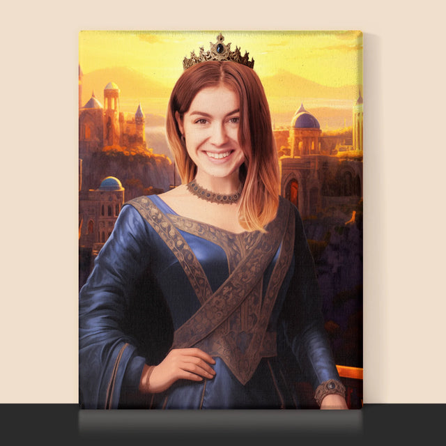 Királyi Portré: Hercegnő - Keretes Nyomtatott Kép 30X40