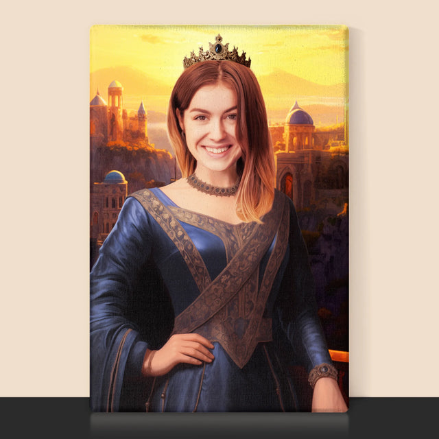 Királyi Portré: Hercegnő - Keretes Nyomtatott Kép 30X40