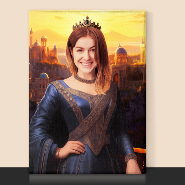 Királyi Portré: Hercegnő - Keretes Nyomtatott Kép 30X40