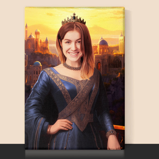 Királyi Portré: Hercegnő - Keretes Nyomtatott Kép 30X40