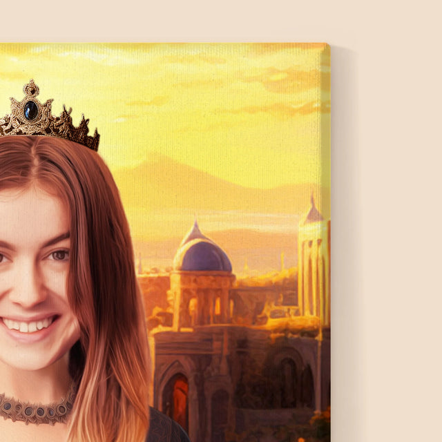 Királyi Portré: Hercegnő - Keretes Nyomtatott Kép 30X40