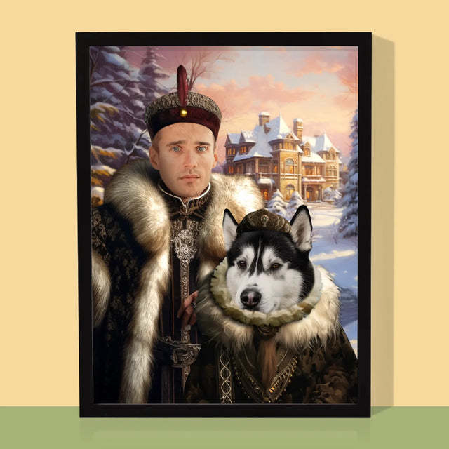 Királyi Portré: Nemesség - Keretes Nyomtatott Kép 30X40