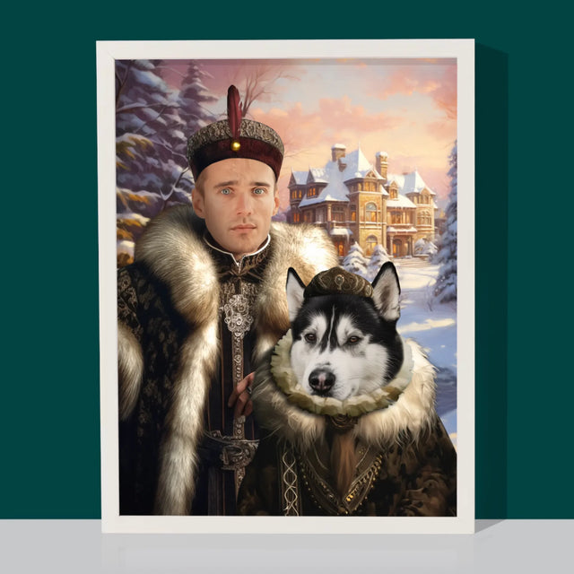 Királyi Portré: Nemesség - Keretes Nyomtatott Kép 30X40