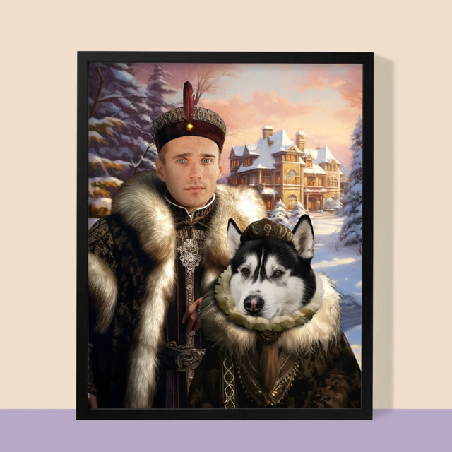 Királyi Portré: Nemesség - Keretes Nyomtatott Kép 30X40