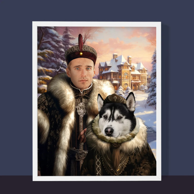 Királyi Portré: Nemesség - Keretes Nyomtatott Kép 30X40