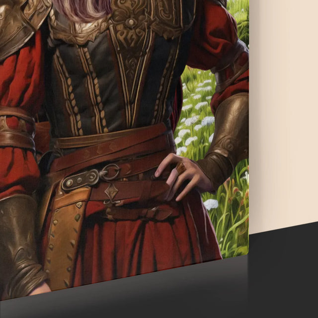 Királyi Portré: Előkelő Pár - Keretes Nyomtatott Kép 30X40