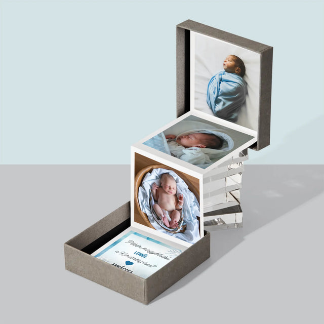 Fotókollázs: Keresztapa Felkérő - Harmonika Fotókészlet