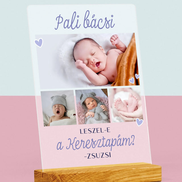 Fotókollázs: Leszel-E A Keresztapám - Akrilüvegre Nyomtatott Kép