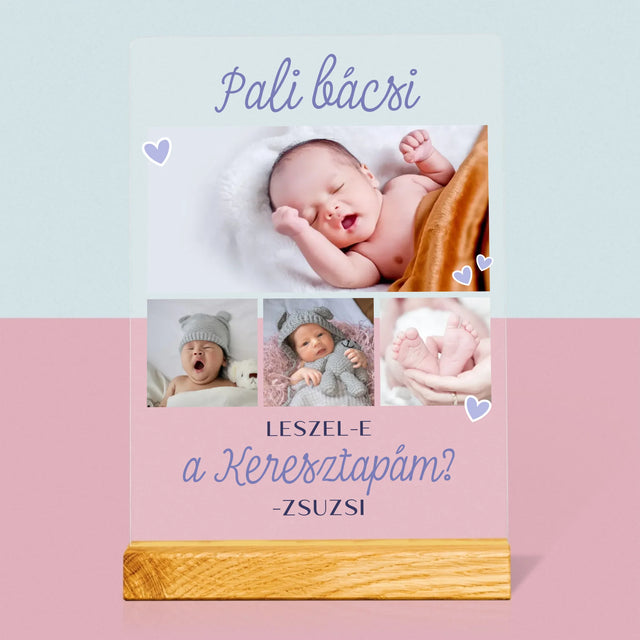 Fotókollázs: Leszel-E A Keresztapám - Akrilüvegre Nyomtatott Kép