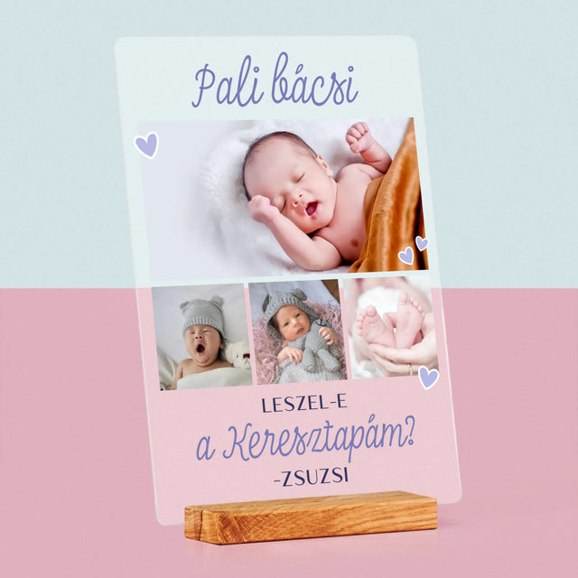 Fotókollázs: Leszel-E A Keresztapám - Akrilüvegre Nyomtatott Kép