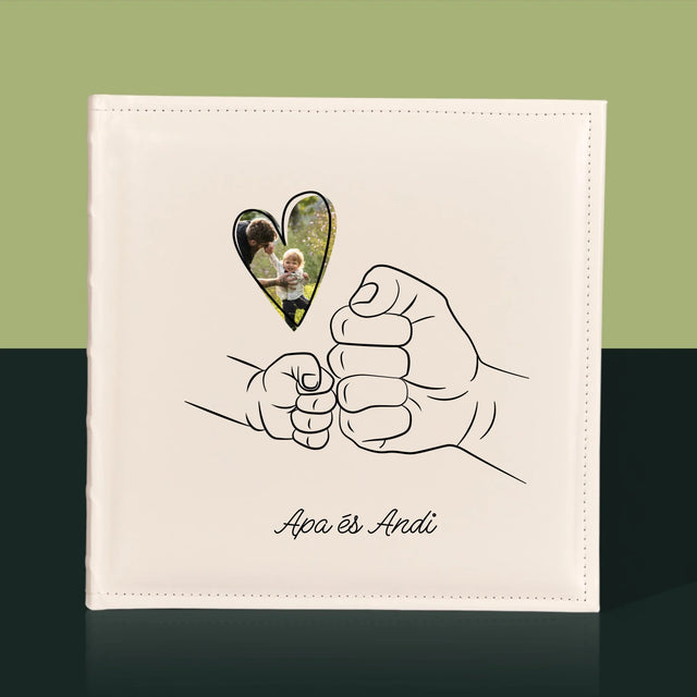 Fotó És Felirat: Apa Gyerek Kezecske - Fotóalbum