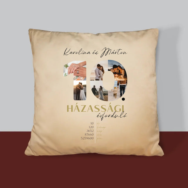 Szó Fotókból: 10. Házassági Évforduló - Párna