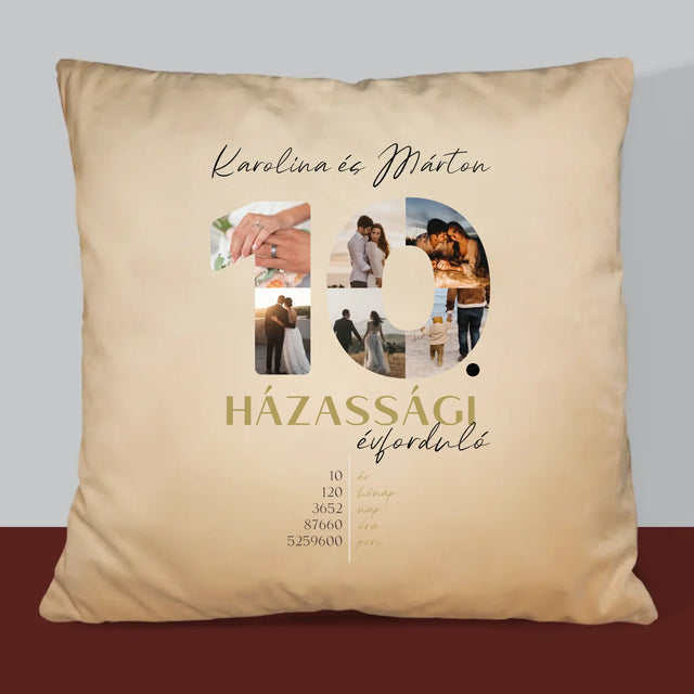 Szó Fotókból: 10. Házassági Évforduló - Párna