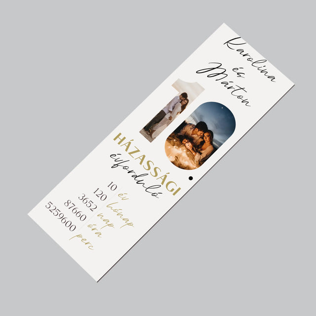 Szó Fotókból: 10. Házassági Évforduló - Hűtőmágnes