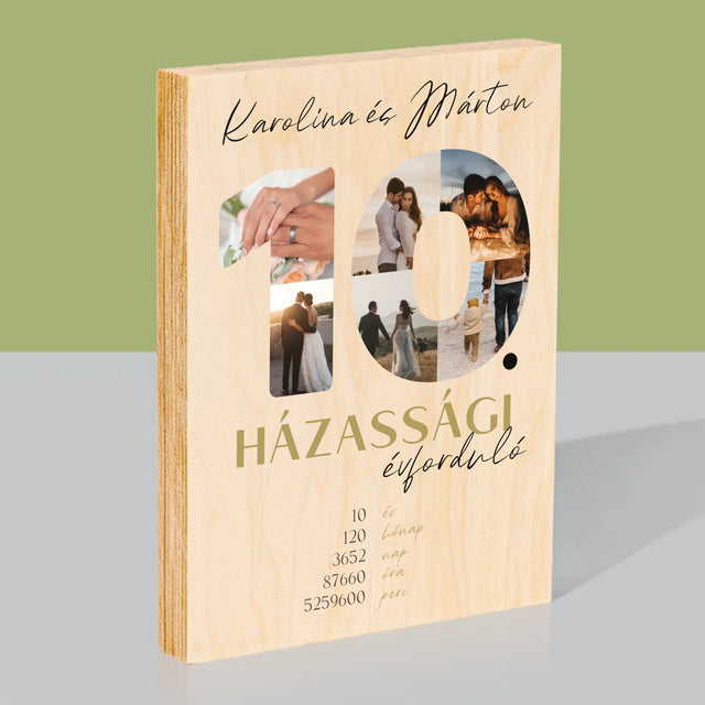 Szó Fotókból: 10. Házassági Évforduló - Nyomtatás Fára