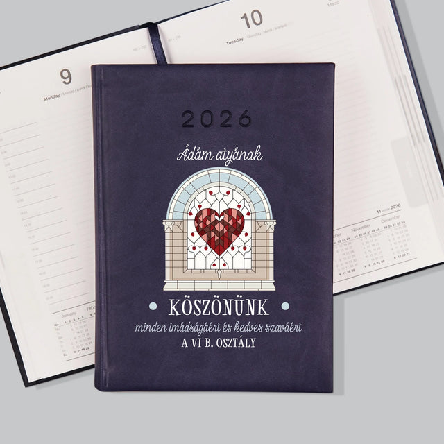 Név És Aláírás: Köszönünk Minden Imát - Határidőnapló