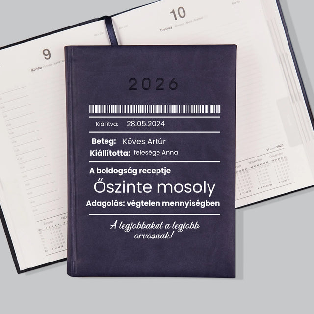 Név És Aláírás: A Boldogság Receptje - Határidőnapló