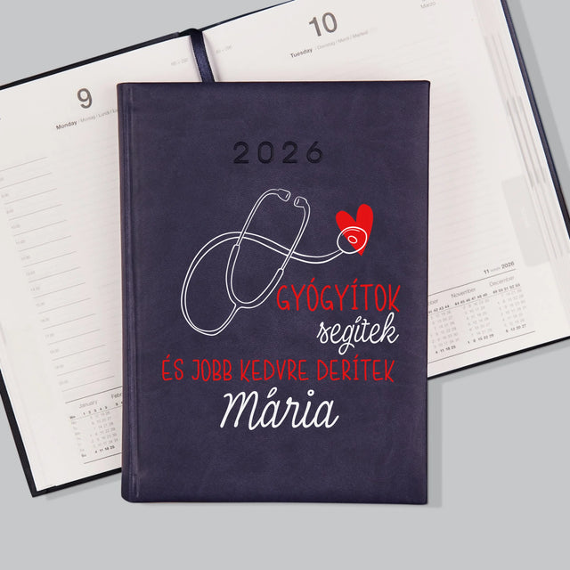 Név És Aláírás: Gyógyítok Segítek - Határidőnapló