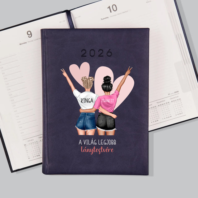 Karakterkészítő: A Világ Legjobb Lánytestvére - Határidőnapló