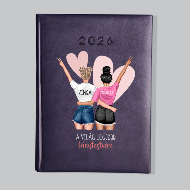 Karakterkészítő: A Világ Legjobb Lánytestvére - Határidőnapló