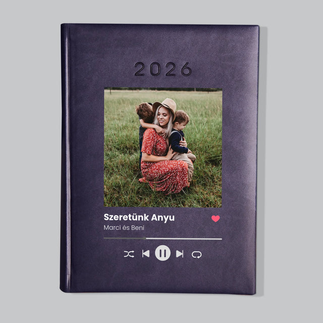 Fotó És Felirat: Szeretünk Anyu - Határidőnapló
