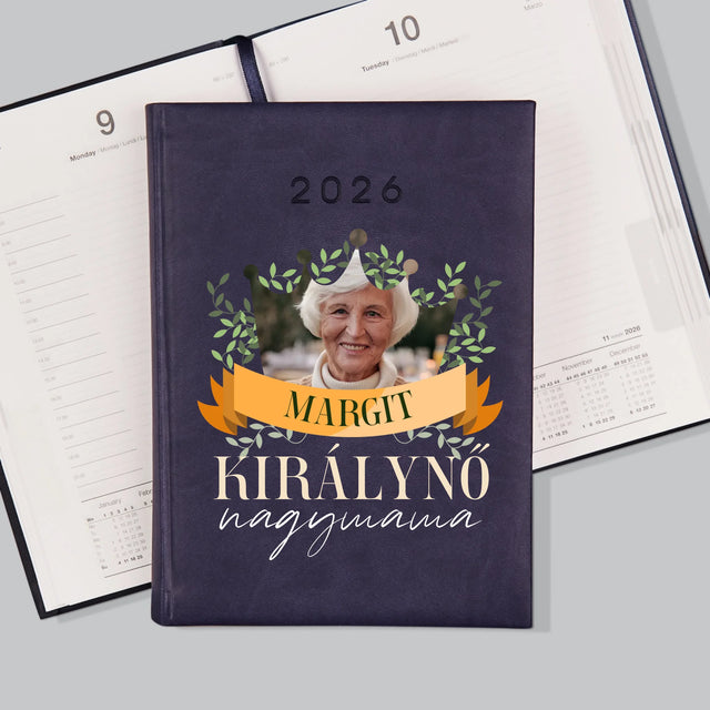 Fotó És Felirat: Nagymama Királynő - Határidőnapló