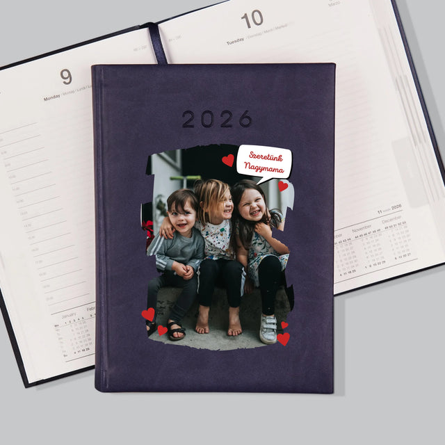 Fotó És Felirat: Szeretett Nagymamának - Határidőnapló