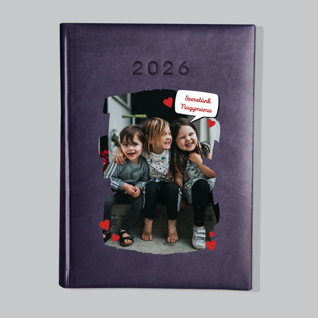 Fotó És Felirat: Szeretett Nagymamának - Határidőnapló