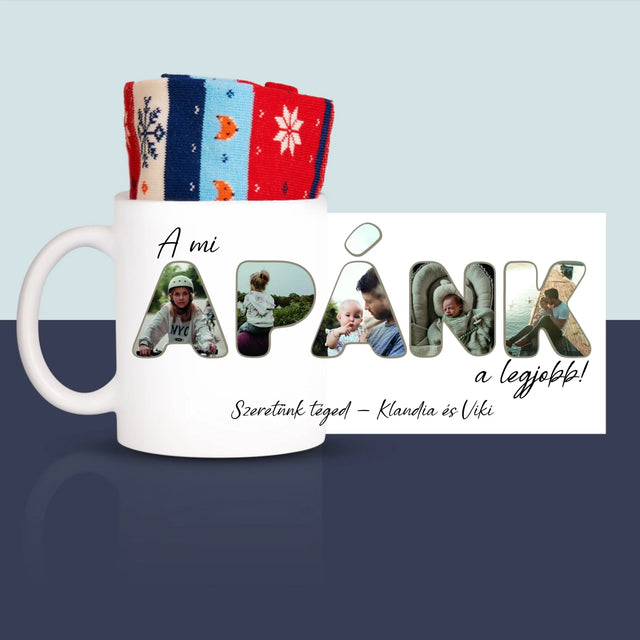 Szó Fotókból: A Mi Apánk A Legjobb - Téli Zokni Egy Bögrében