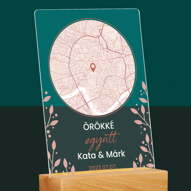 Városi Térkép: Várostérkép: Ahol Minden Elkezdődött - Akrilüvegre Nyomtatott Kép