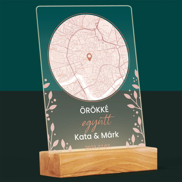 Városi Térkép: Várostérkép: Ahol Minden Elkezdődött - Akrilüvegre Nyomtatott Kép