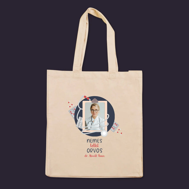 Fotó És Felirat: Nemes Lelkű Orvos - Vászontáska
