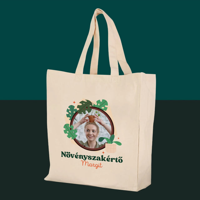 Fotó És Felirat: Növényszakértő - Vászontáska