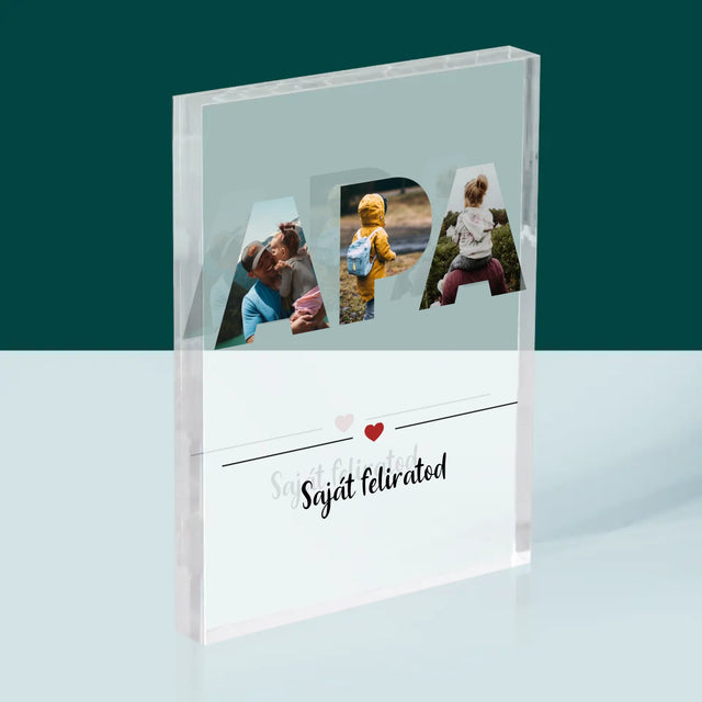 Szó Fotókból: Apa A Fényképeidből - Akrilüveg